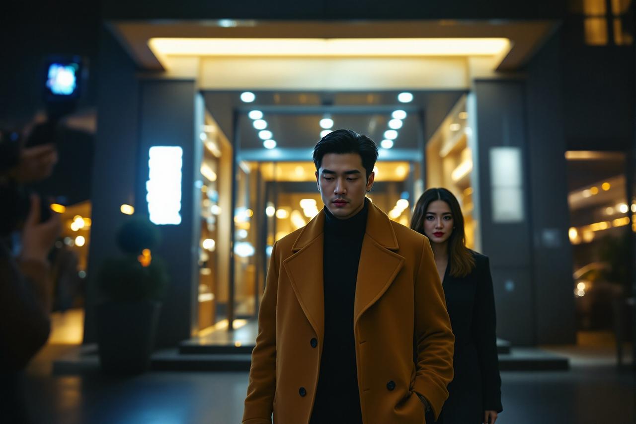 吃瓜吧 - 某顶流男星深夜被拍与神秘女子同回公寓,工作室火速回应引热议